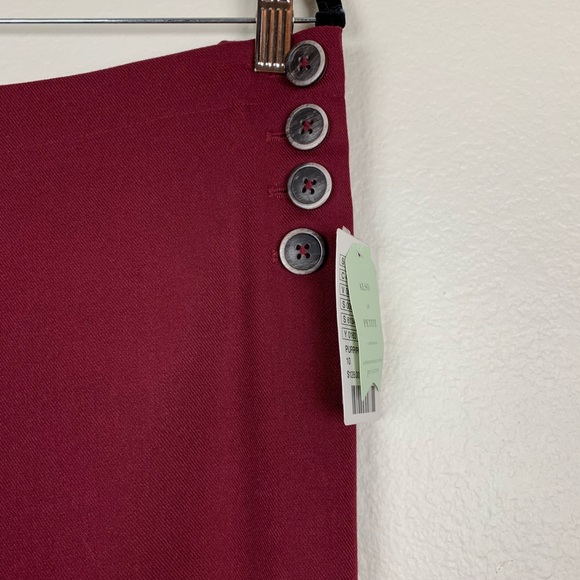 NWT Anthropologie Elevenese Red Sailor Brighton Flare Pants - Picture 4 of 7